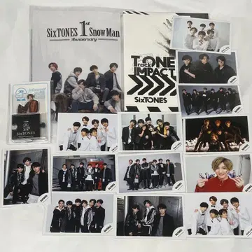 [ 묶음 판매 ] SixTONES 브로마이드 팜플렛 클리어 파일