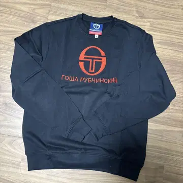 GOSHA RUBCHINSKIY 블랙 맨투맨 M
