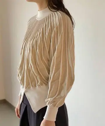 메르시보쿠 빔 니트 아이보리 사이즈 1