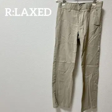 1점 R:LAXED [프리] 베이지 슬림핏 치노 팬츠