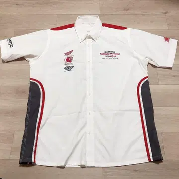 IDEMITSU Honda Racing 반팔 워크 셔츠 이데미츠 혼다