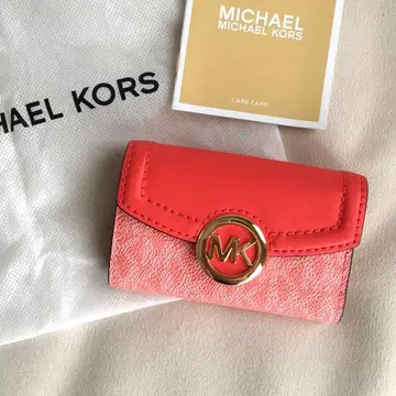 새상품 마이클코어스 MICHEAL KORS 레드 키케이스