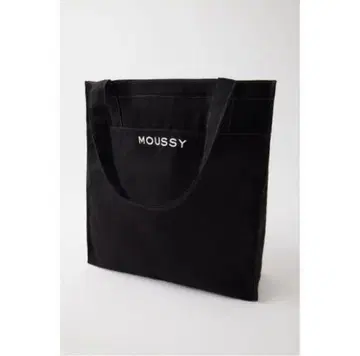 MOUSSY 블랙 토트백