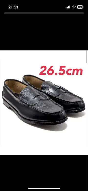 Kenford 로퍼 BLACK PAISLEY [ 26.5cm ]