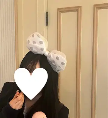 미니 마우스 도트 리본 머리띠