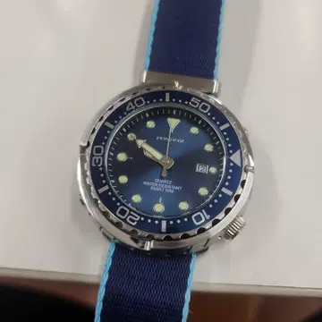 FESTINA 네이비 쿼츠 손목시계 방수 150m