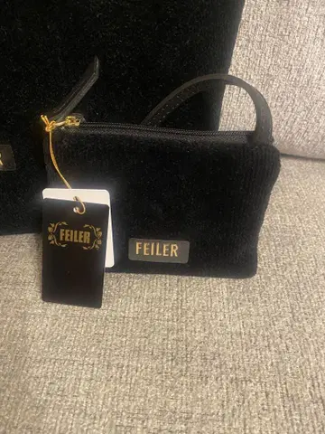 [ 미사용 새상품 ] FEILER 페이러 사이드 파우치 블랙