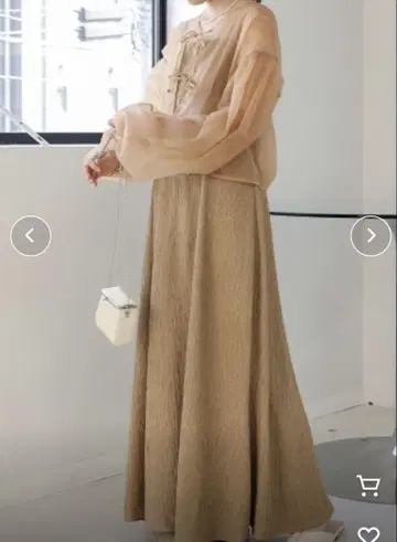 Bab Bou Joeld 시어 가디건 세트 원피스 포멀 드레스