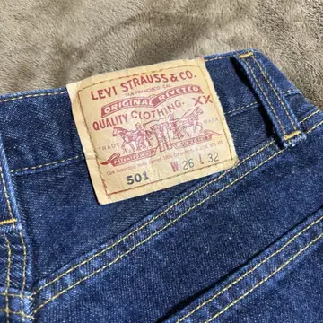 리바이스 LEVI'S 501 90s W26 다크 네이비