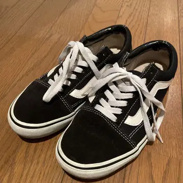 VANS 블랙 스니커즈 24cm