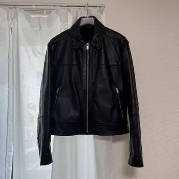 ZARA 블랙 가죽 자켓