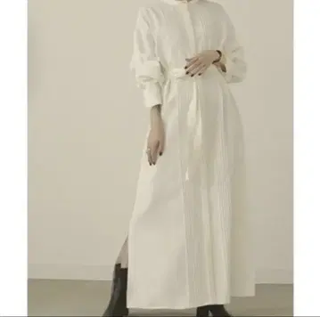 louren pintack shirt onepiece 화이트