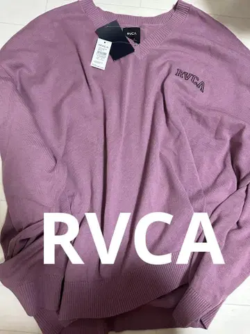 RVCA 얇은 소재 긴팔 니트 색감 귀여운 오버 사이즈