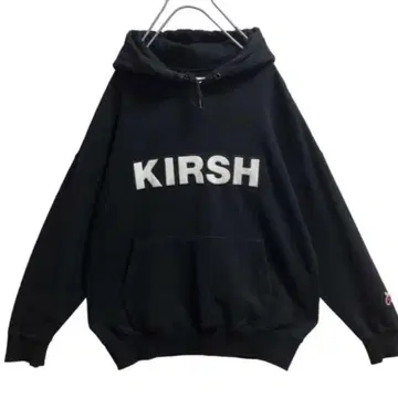 KIRSH 키르시 후드티 자수 로고 와펜 한국 패션 체리 자수 로고