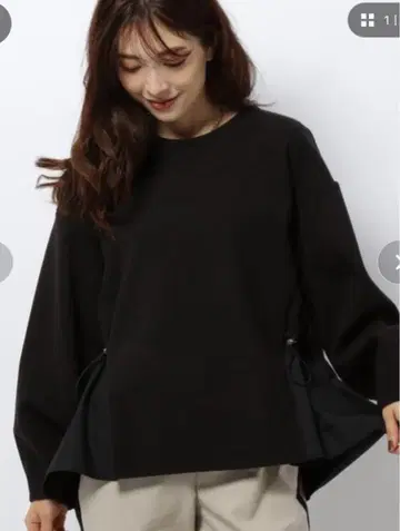 밴야드 스톰 택 포함 미사용 새상품 도킹 풀오버 블랙 1 사이즈