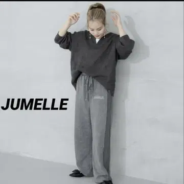 jumelle 주메로 코지 데미지 스웨트 팬츠 스웨트 팬츠