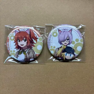 FGO 애니메이트 카페 캔뱃지 후지마루 리츠카 마슈