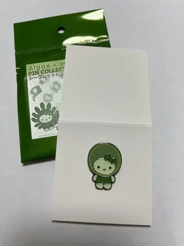 일본관 조 키티 핀 배지 클로렐라