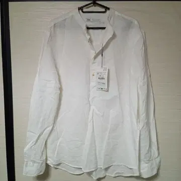 ZARA 화이트 긴팔 셔츠 M 사이즈