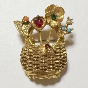 goldette 골데트 브로치 빈티지