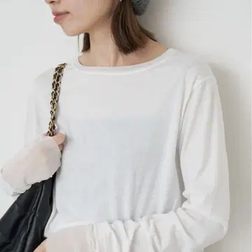레이어드 슬리브 롱 TEE