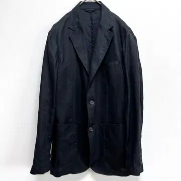 [ 새상품급 ] 무인양품 신사 린넨 자켓 블랙 S 83724610