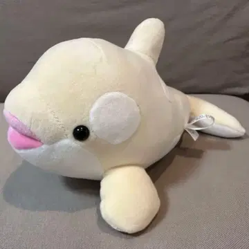플로럴 화이트 오르카 복권 봉제 인형 4등