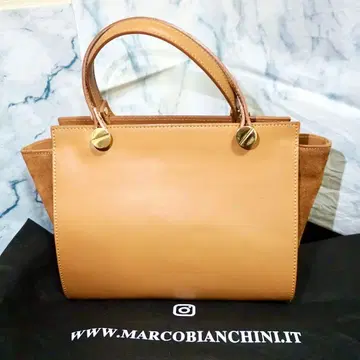 [ 수납 가방 포함 ] MARCO BIANCHINI 핸드백 겸 숄더백