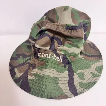 새상품급 mont-bell 카모플라쥬 아웃도어 햇 Lsize