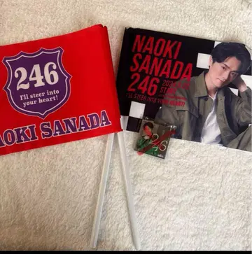 NAOKI SANADA 246 응원 플래그 사나다 나오키