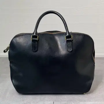 레어 [ 새상품급 ] analogico 라운드 지퍼 비즈니스 백 블랙