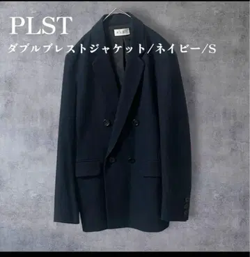 clo PLST 플라스테 더블 네이비 테일러드 자켓 s 사이즈
