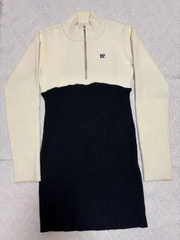 Heather 니트 타이 원피스 ZIP