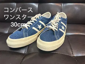 새상품급 컨버스 원스타 데님 30cm 반스 올스타 스니커즈