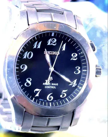 SEIKO 브라이츠 라디오 웨이브 컨트롤 티타늄 손목시계