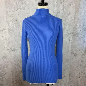 Veritecoeur 하이넥 리브 니트