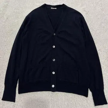 AURALEE 오라리 15AW 캐시미어 혼방 울 가디건 얇은 소재