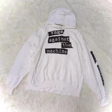 SNIDEL x RATM 콜라보 후드티 (F) 풀오버 빅 프린트