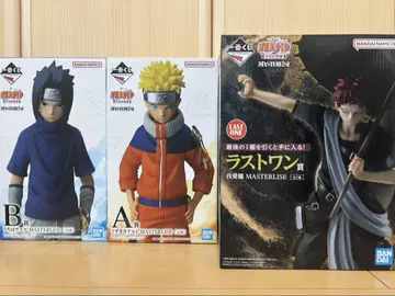 NARUTO 제일복권 중급닌자 시험편 나루토 사스케 가아라 피규어 3체