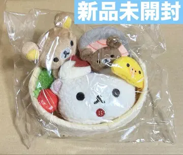 미개봉 새상품 와쇼쿠 와쇼쿠전 한정판 콜라보 리락쿠마 도시락 봉제 인형