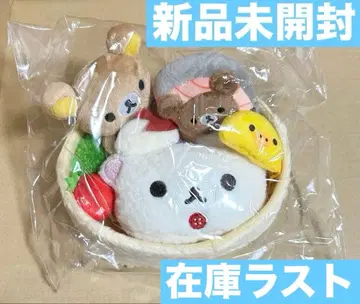 미개봉 새상품 와쇼쿠 와쇼쿠전 한정판 콜라보 리락쿠마 도시락 봉제 인형