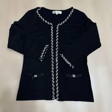 Super Beauty 블랙 가디건 40