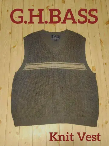 G.H.BASS 니트 베스트