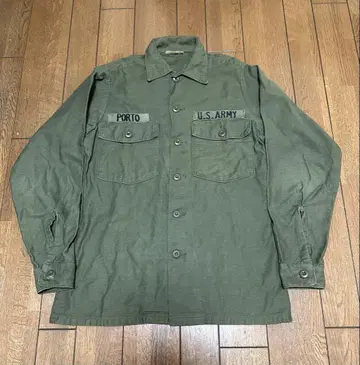 1976년산 U.S. ARMY 유틸리티 셔츠 빈티지 70's