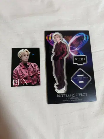 BUTTERFLY EFFECT KEITO 아크릴 스탠드 & 카드