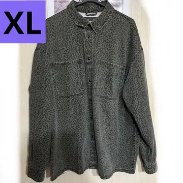 Bershka 레오파드 무늬 데님