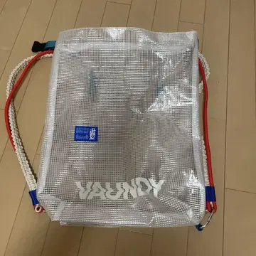 VAUNDY 투명 메쉬 토트백