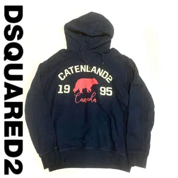 10.8만 DSQUARED2 디스퀘어드 네이비 후드티 후디