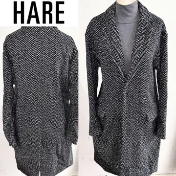 새상품급 HARE 정가 2만엔 정도 울 체스터 코트 S 자켓 아우터