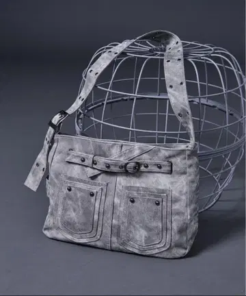 빈티지 스타일 인조 가죽 숄더 BAG